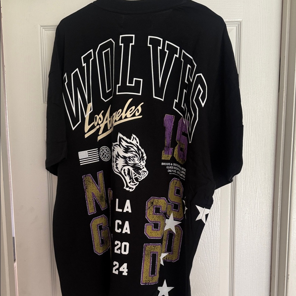 Darc Sport Black Wolves Graphic Tee LA Lakers Edition